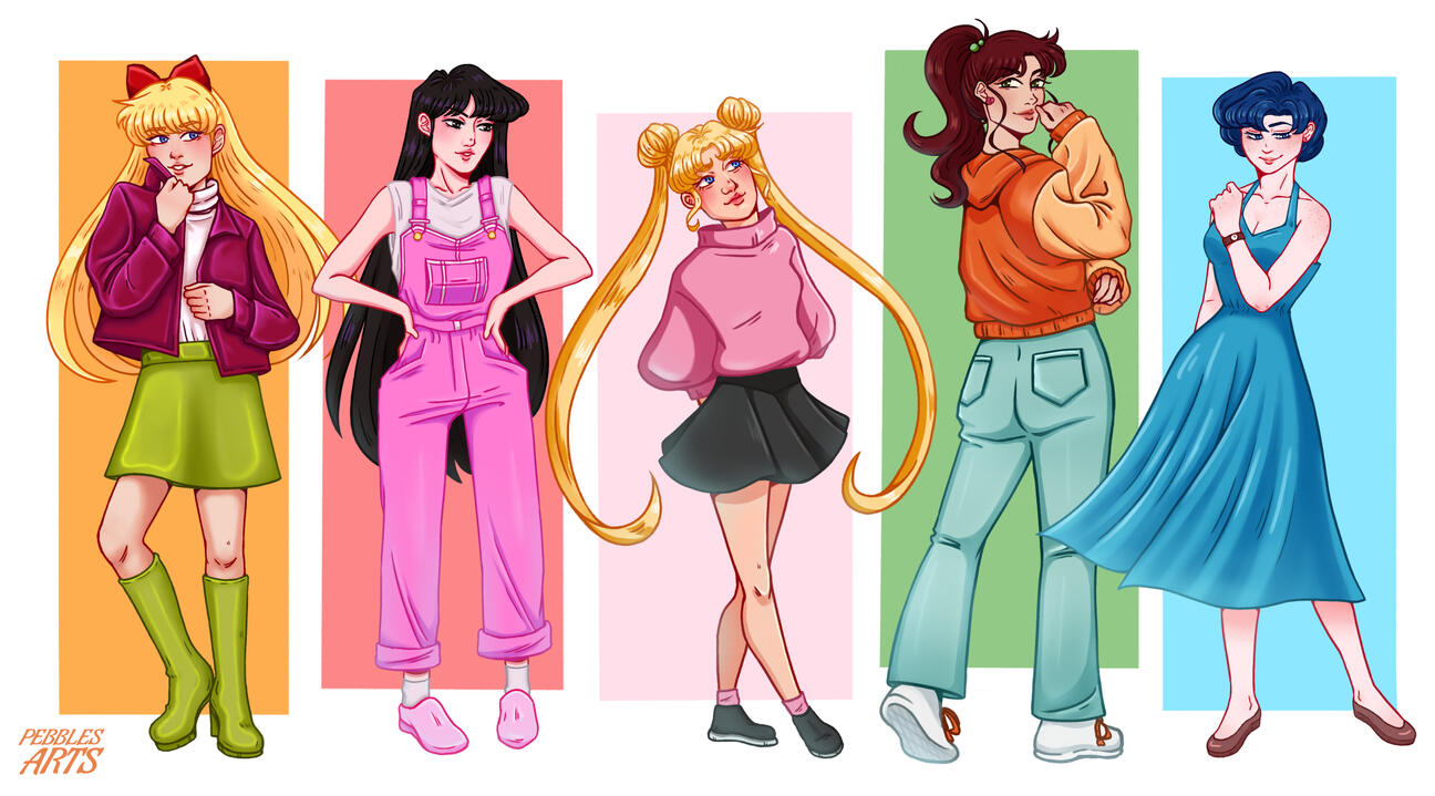 Casual Sailor Scouts